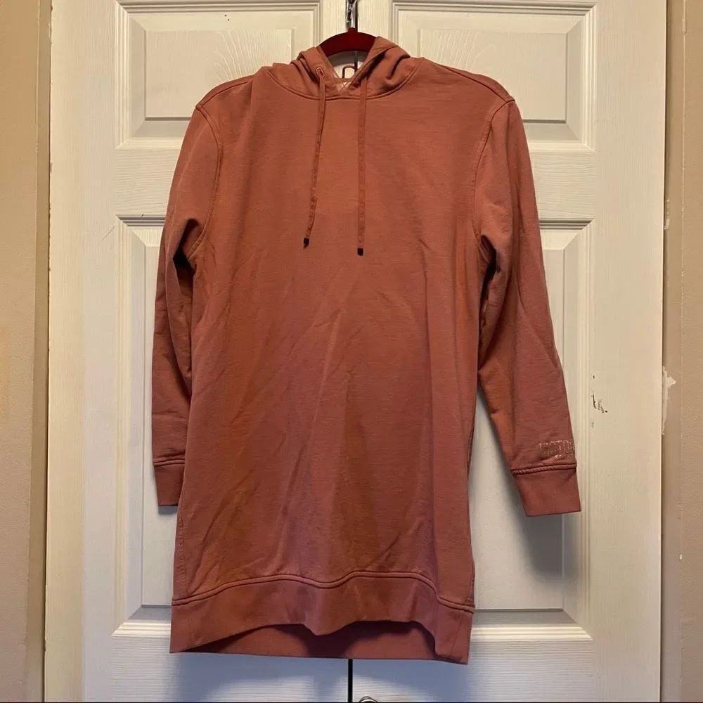 Victoria Sport Open Back Tunic Hoodie Sweatshirt